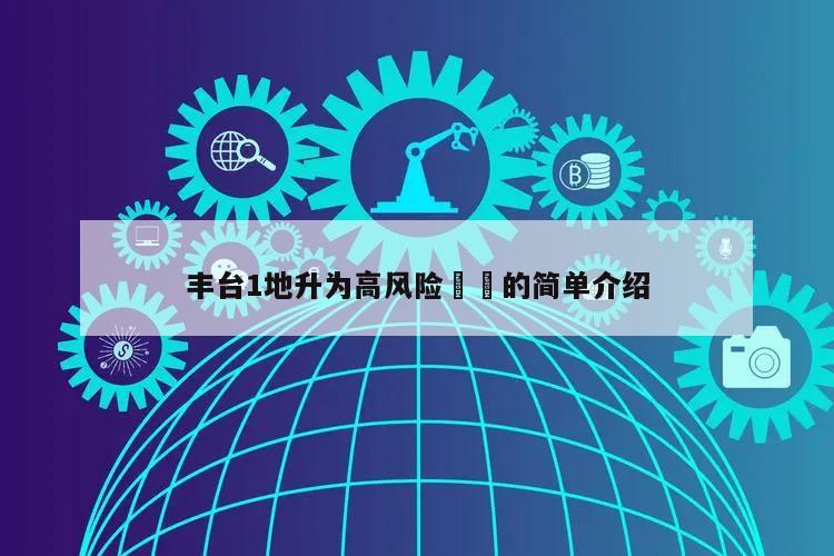 丰台1地升为高风险㊙️的简单介绍